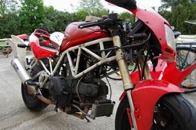Ducati 750 SS R&eacute;parations provisoires